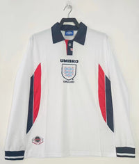 England 1998 Vintage Retro Home Jersey - Concept Kits