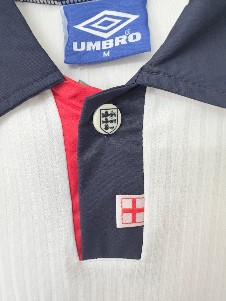 England 1998 Vintage Retro Home Jersey - Concept Kits