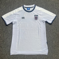 England 1999/01 Vintage Retro White Home Jersey