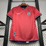 England 2002 Vintage Retro Away Jersey