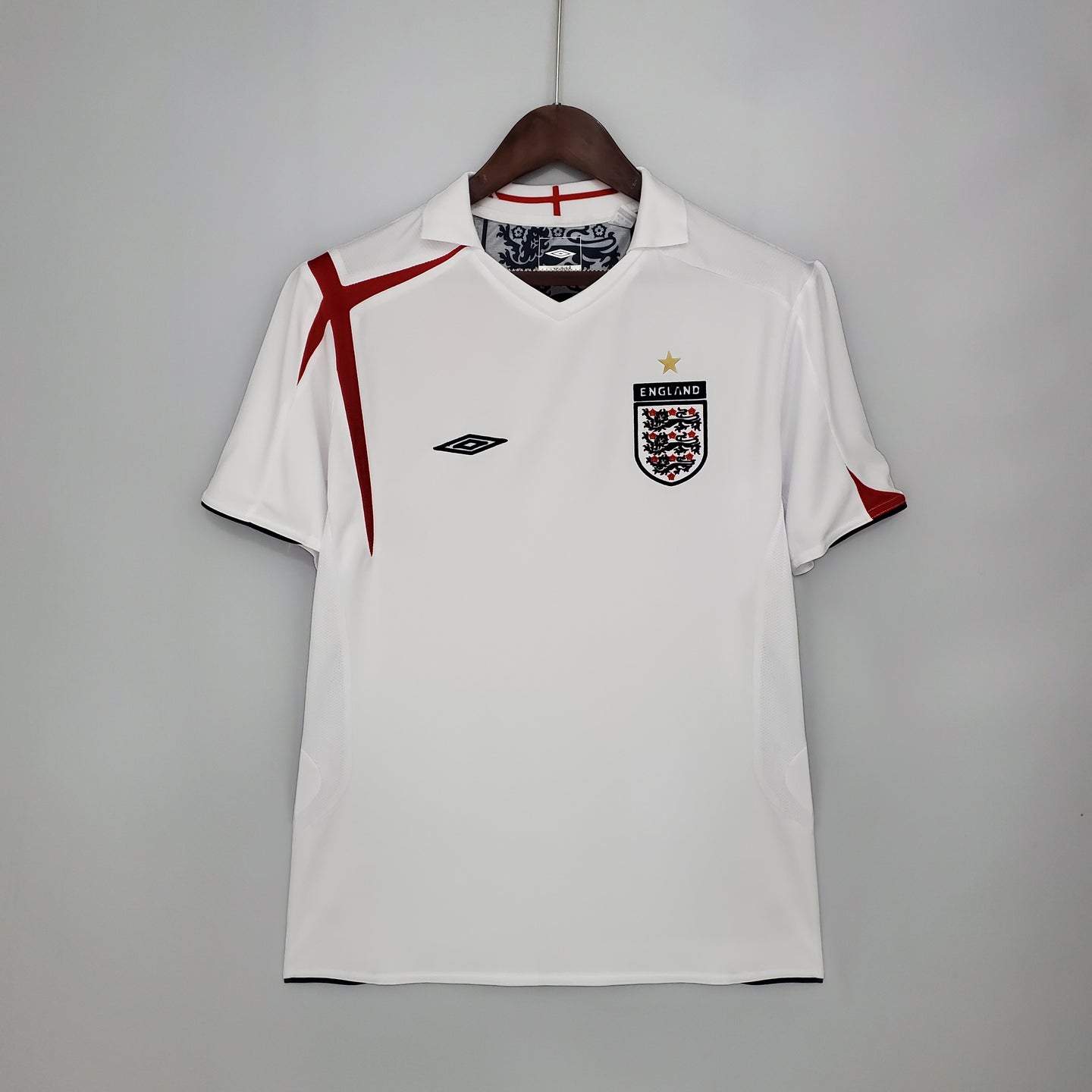 England 2005/07 Retro White/Red Home Jersey