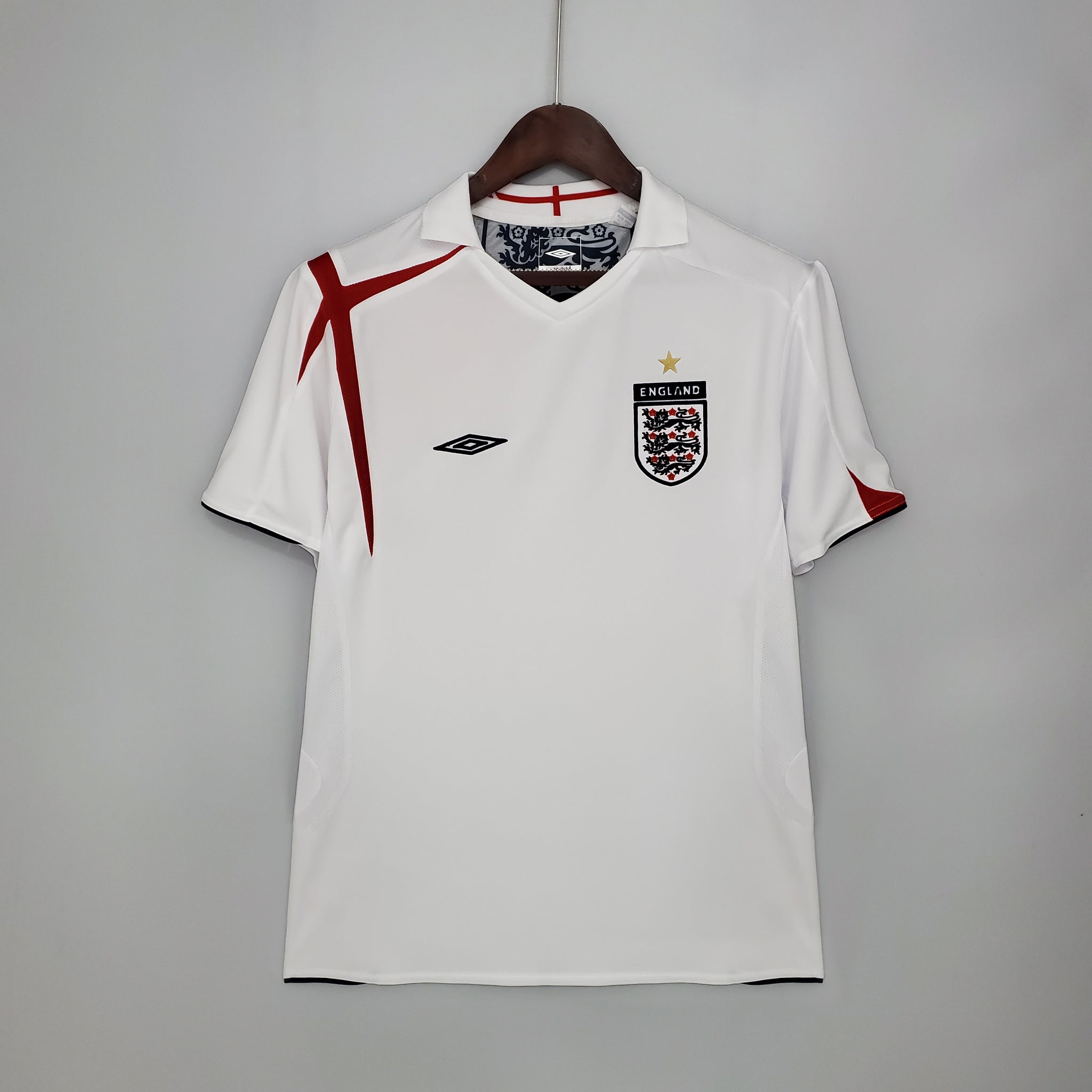 England 2005/07 Retro White/Red Home Jersey