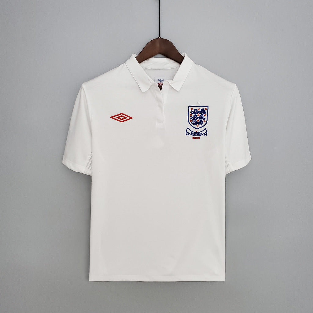 England 2010 Retro White Home Jersey