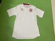 England 2012/13 Retro White Home Jersey