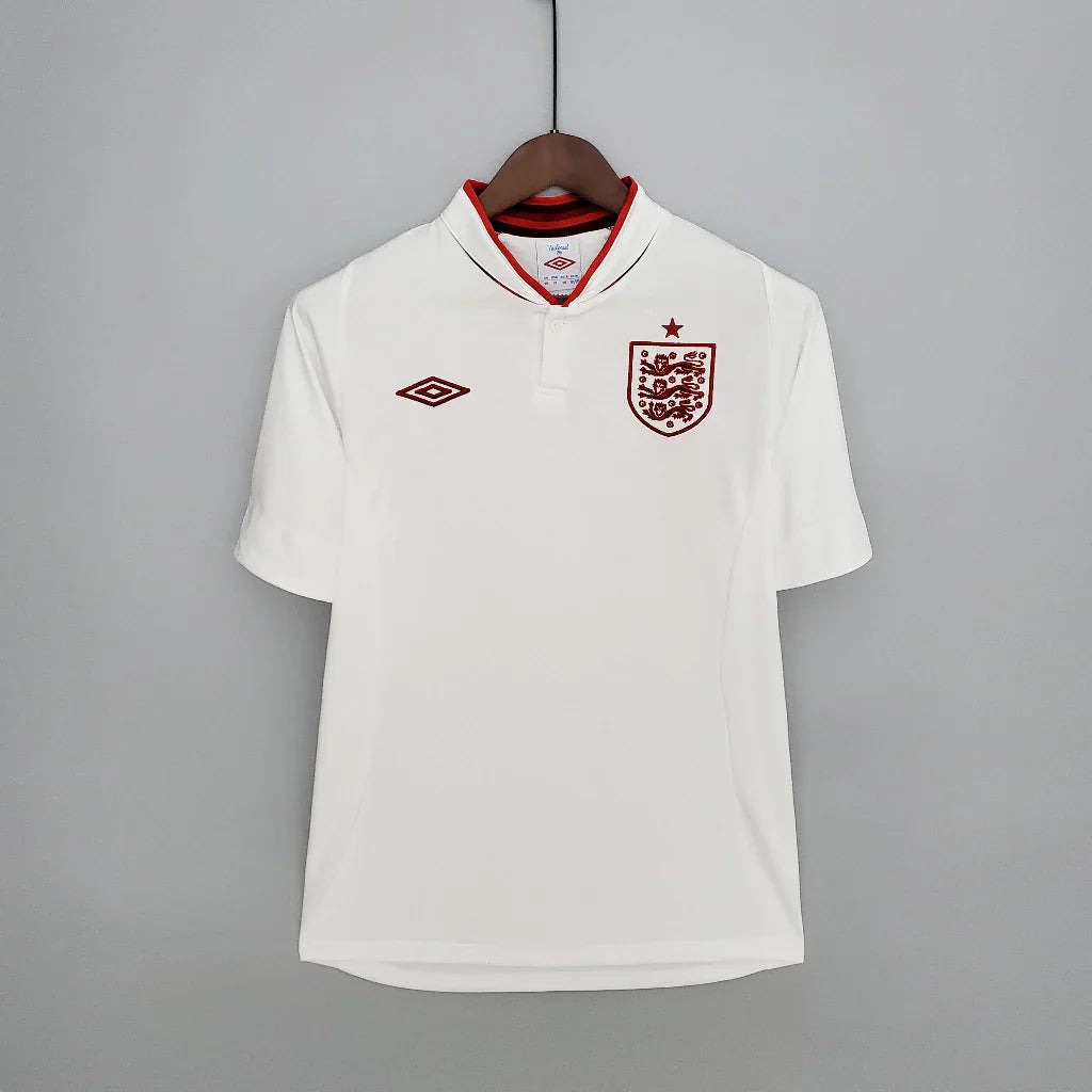 England 2012/13 Retro White/Red Home Jersey