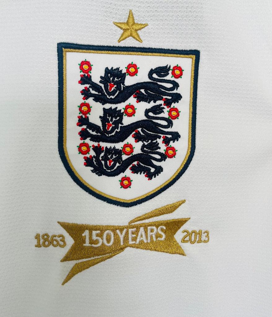 England 2013 Vintage Retro Home Jersey