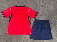 England 2026 Red/Blue Away Kids Jersey Set
