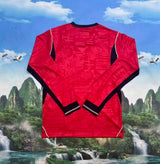 England 2026 Red/Blue World Cup Away Long Sleeve Jersey
