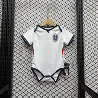 England 2026 White/Black Home Baby Bodysuit