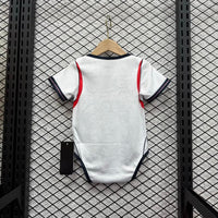 England 2026 White/Black Home Baby Bodysuit