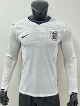 England 2026 White Home Long Sleeve Player Version Jersey