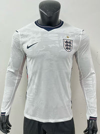 England 2026 White Home Long Sleeve Player Version Jersey