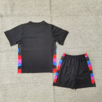 England 25/26 Black Away Kids Jersey Set