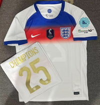 England 25/26 Champions White/Blue Home Jersey