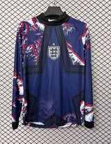 England 26/27 Blue/Black Goalkeeper Long Sleeve Jersey