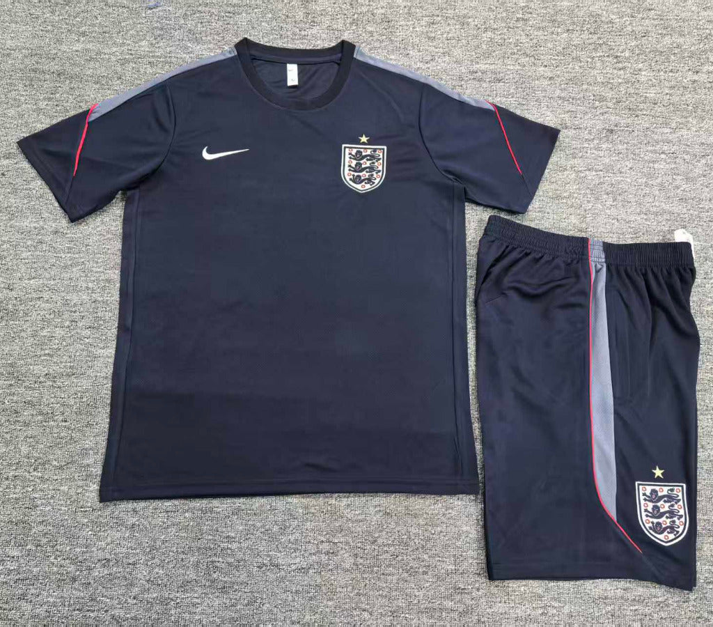 England 26/27 Dark Navy Training Kids Jersey Set