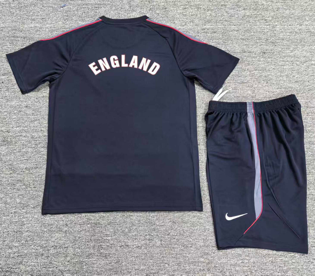 England 26/27 Dark Navy Training Kids Jersey Set