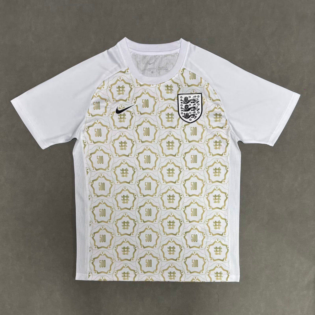 England 26/27 Gold/White Pre-Match Jersey