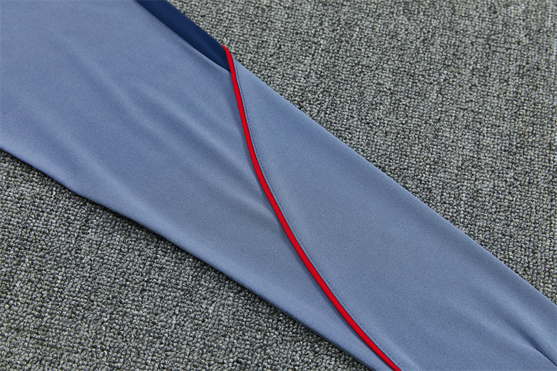 England 26/27 Grey/Navy with Red Trim Training Tracksuit Set