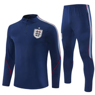 England 26/27 Royal Blue with Red Trim Training Tracksuit Set