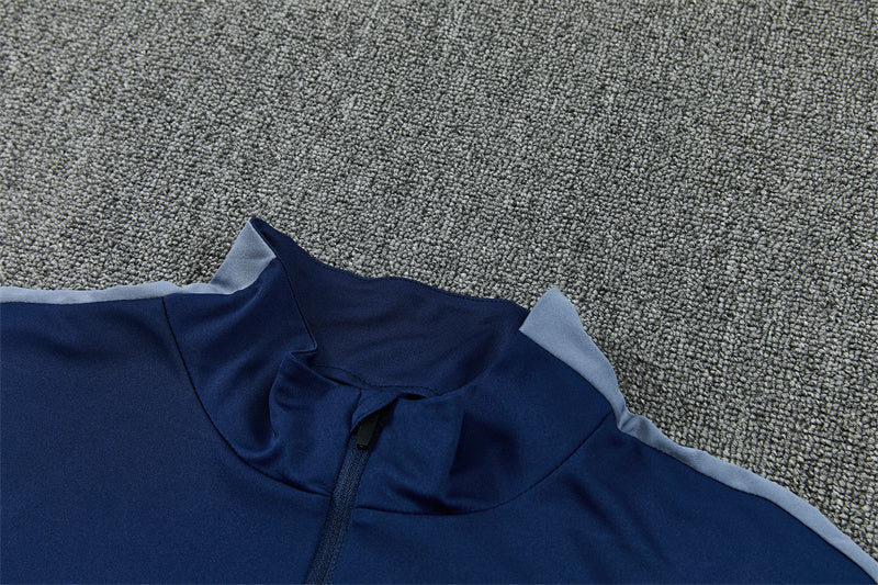 England 26/27 Royal Blue with Red Trim Training Tracksuit Set