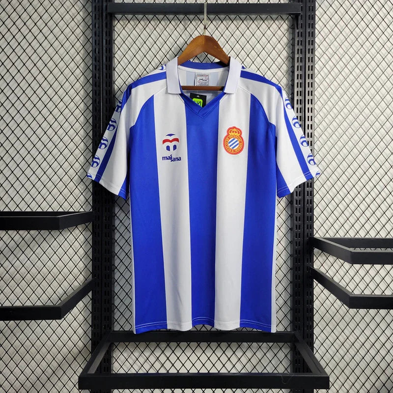Espanyol 1984/89 Retro Version Blue/White Home Jersey