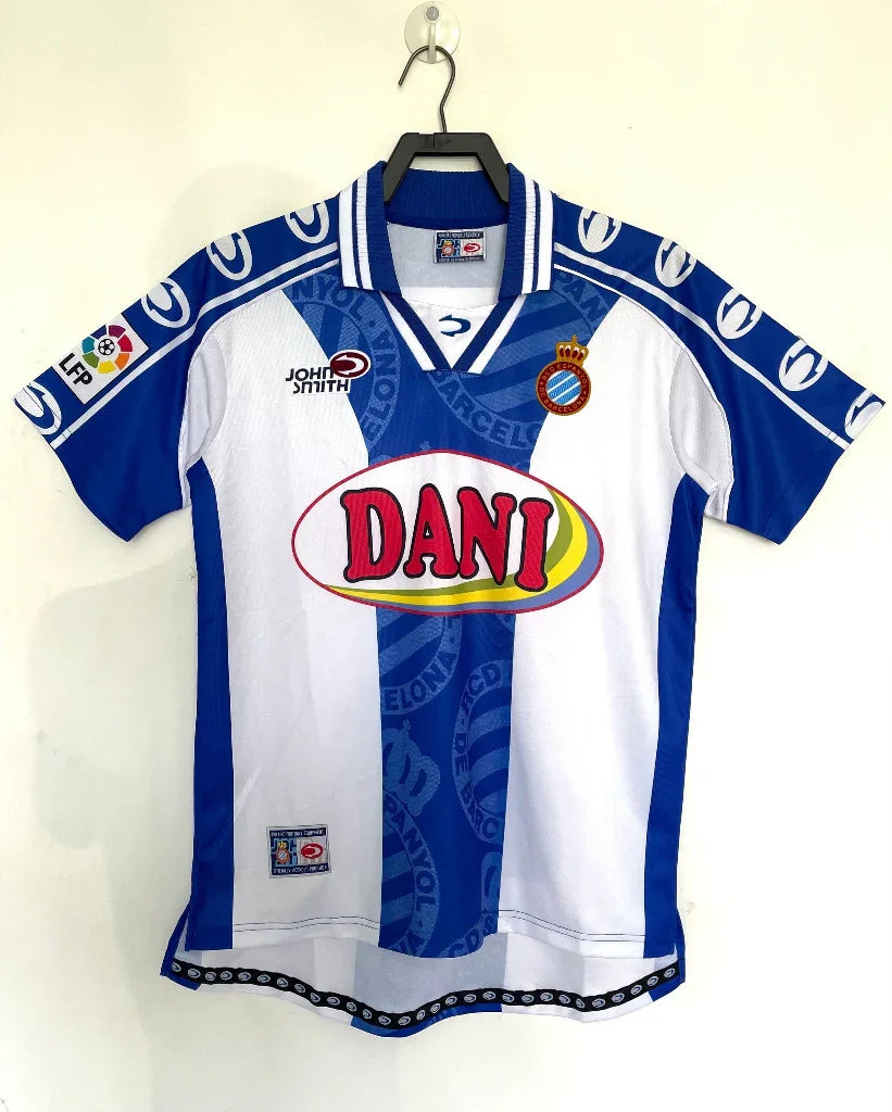 Espanyol 1999/00 Retro Blue/White Home Jersey