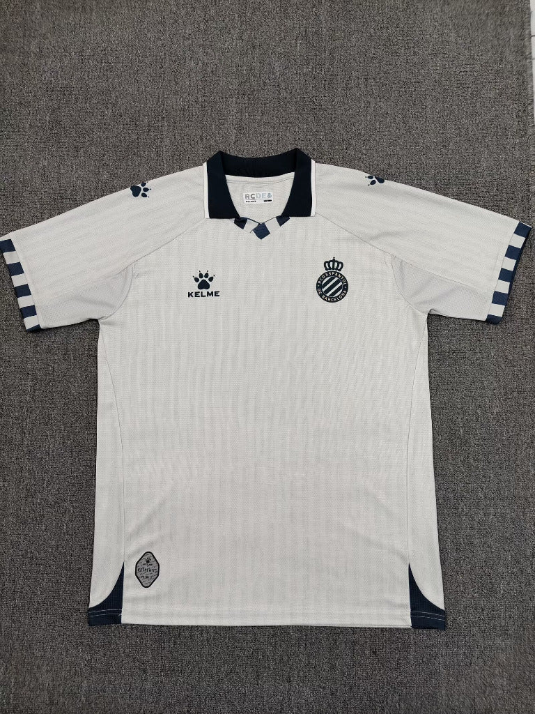 Espanyol 25/26 White/Black Away Jersey