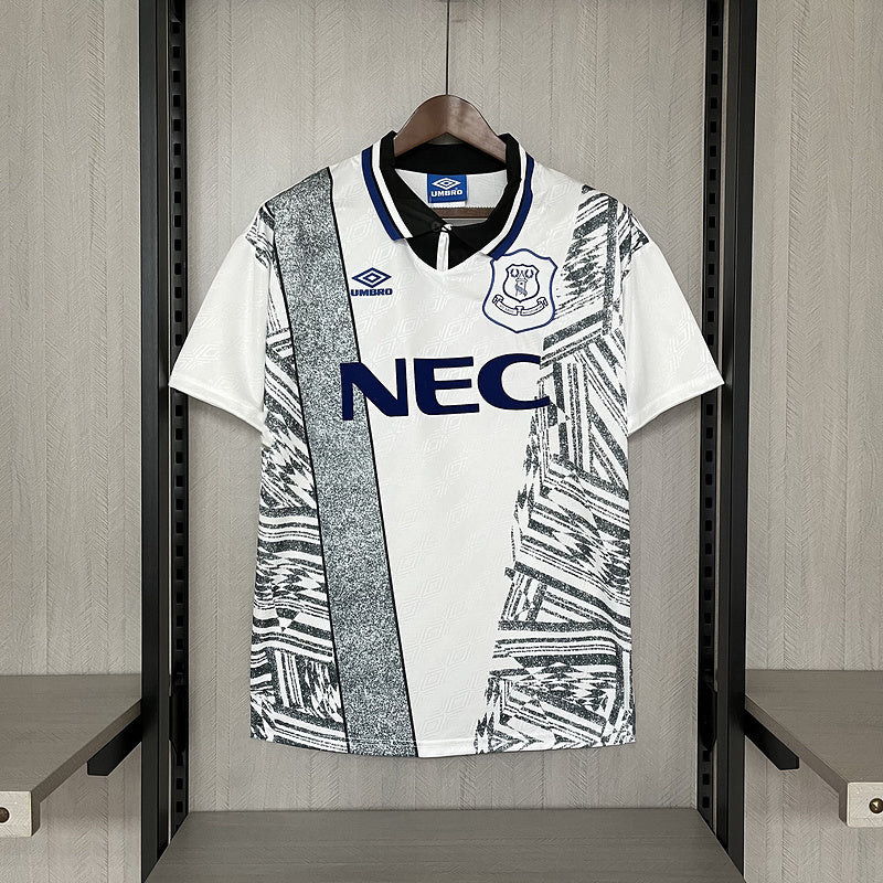 Everton 1994/95 Vintage Retro Black/White Home Jersey