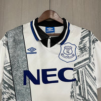 Everton 1994/95 Vintage Retro Black/White Home Jersey