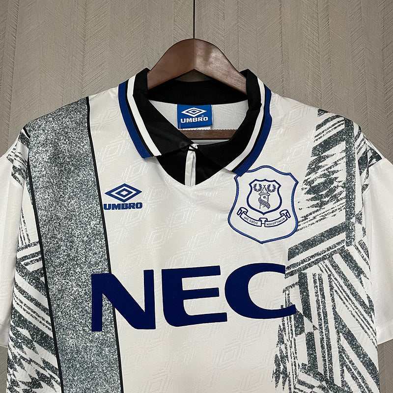 Everton 1994/95 Vintage Retro Black/White Home Jersey