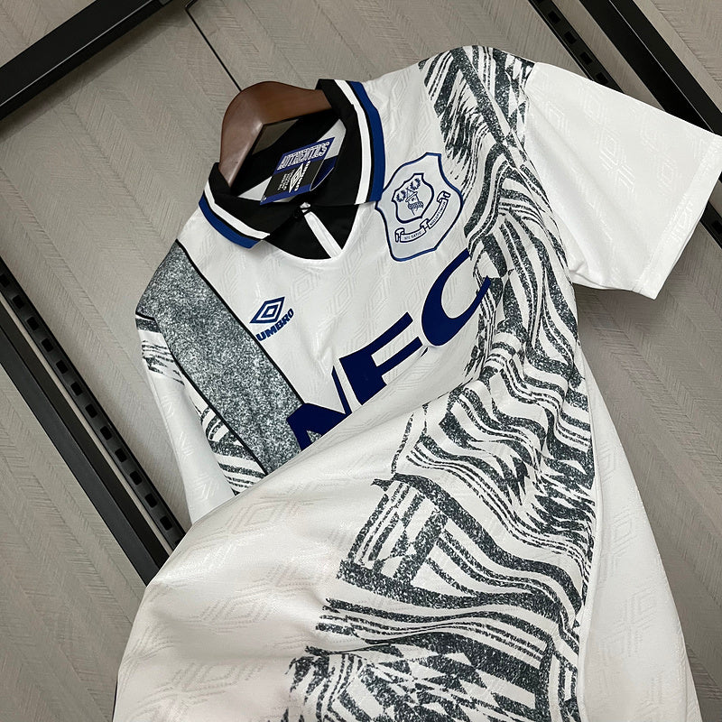 Everton 1994/95 Vintage Retro Black/White Home Jersey