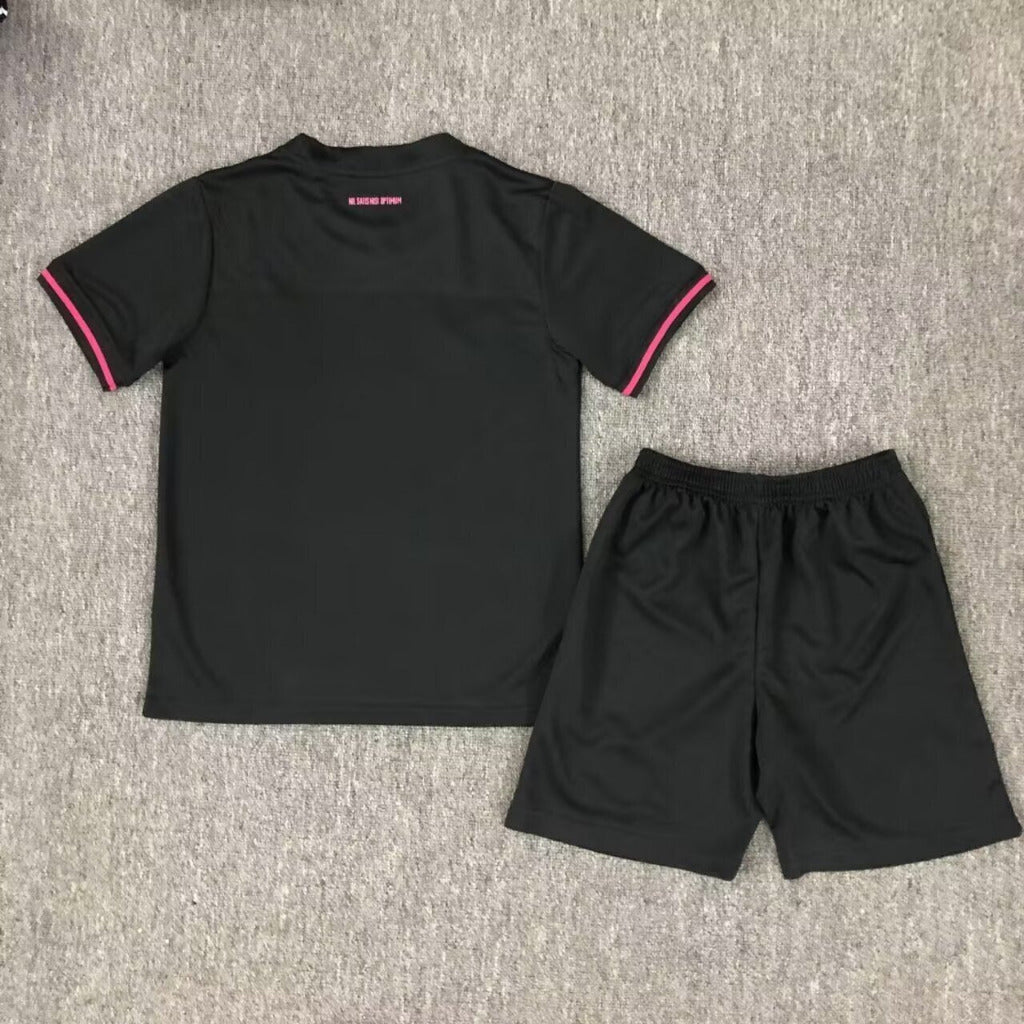 Everton 25/26 Black Forth Away Kids Jersey Set