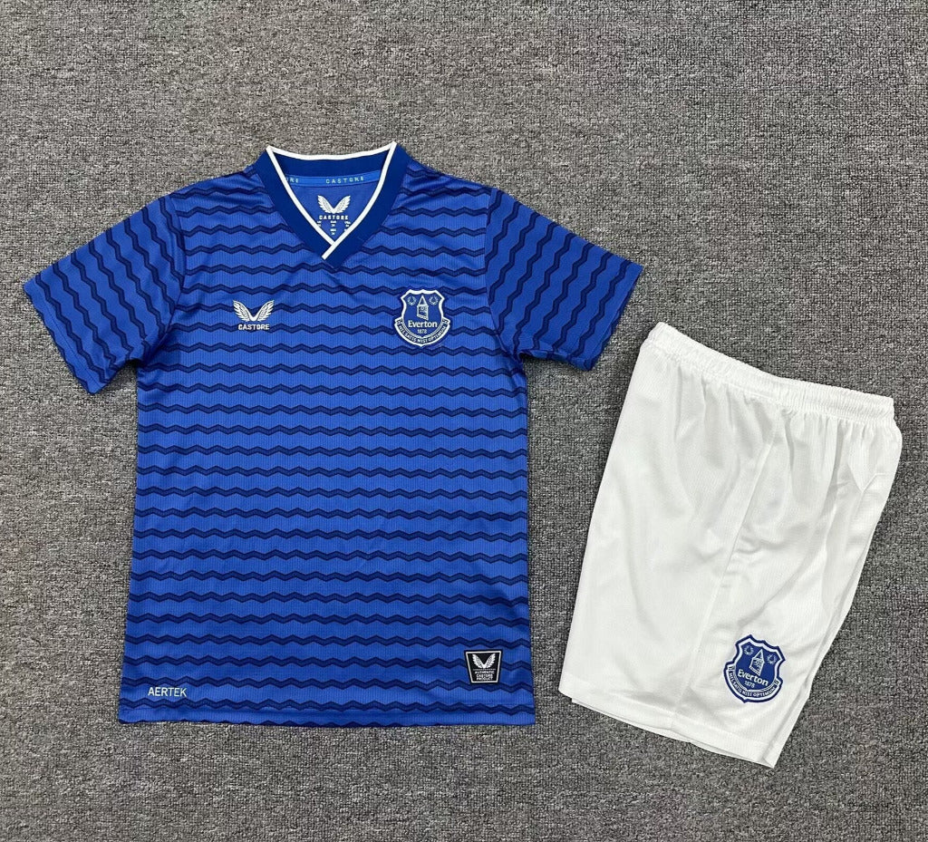 Everton 25/26 Blue Home Kids Kit