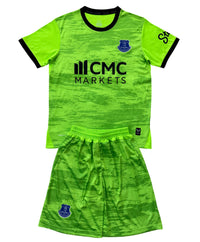 Everton 26/27 Neno Green with Black Trim Goalkeeper Kids Jersey Set