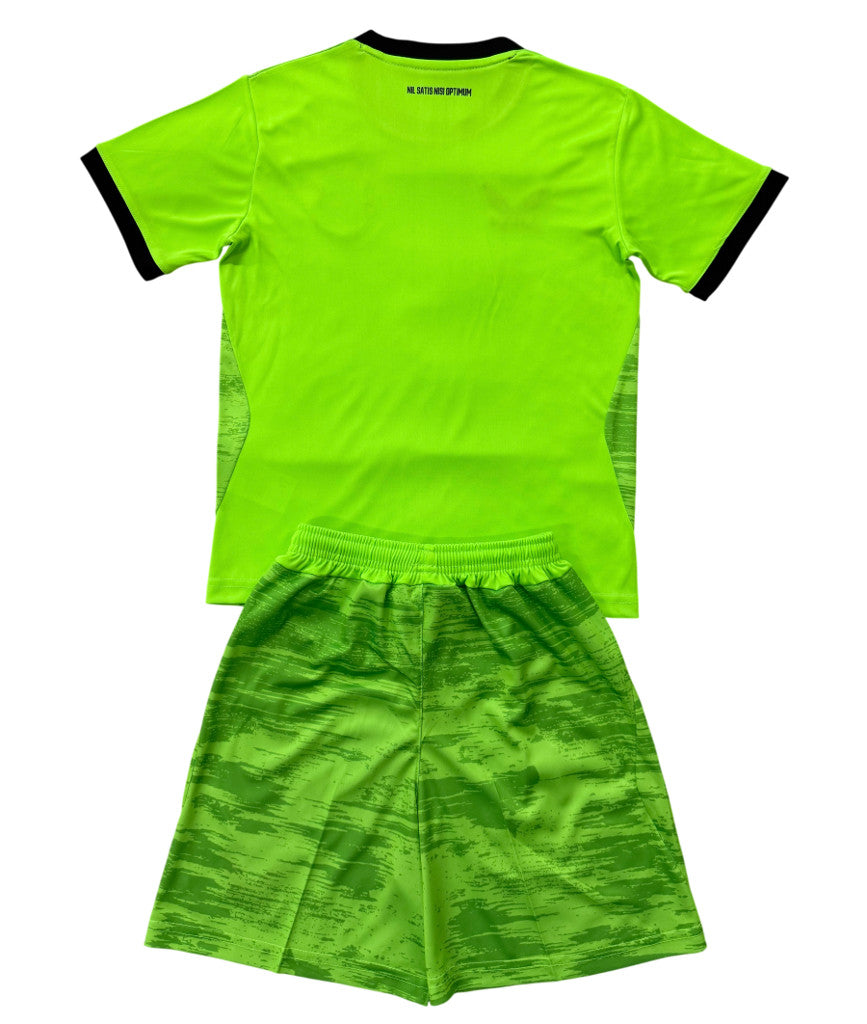 Everton 26/27 Neno Green with Black Trim Goalkeeper Kids Jersey Set