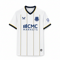 Everton 26/27 White/Navy Blue/Yellow Stripes Away Jersey