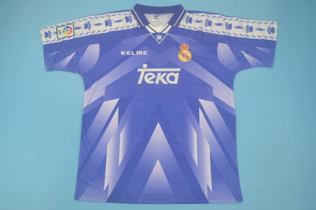 Real Madrid 1996/1997 Vintage Retro Away Jersey