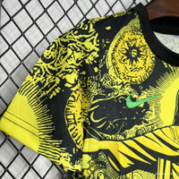 Kids Brazil Christ The Redeemer Yellow Concept Jersey - Concept Kits