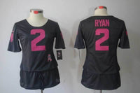 Falcons 2021/22 Ryan #2 Black/Pink Women NFL Jersey
