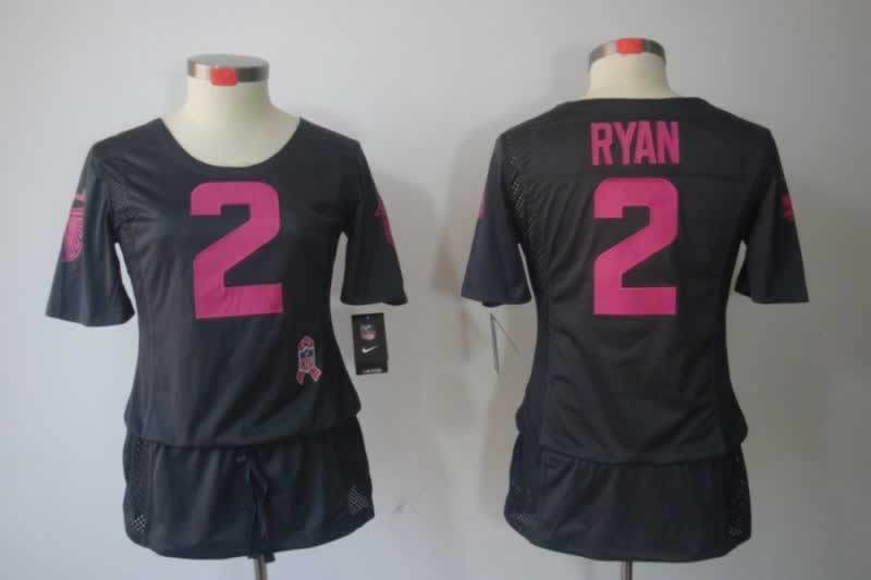 Falcons 2021/22 Ryan #2 Black/Pink Women NFL Jersey