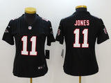 Falcons 2022/23 Jones #11 Black/Red/White Women NFL Jersey