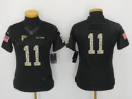 Falcons 2022/23 Jones #11 Khaki/Camo Print Women NFL Jersey