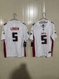 Falcons 25/26 London #5 White Game Kids Jersey