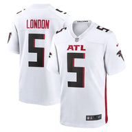 Falcons 25/26 London #5 White NFL Game Jersey