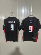 Falcons 25/26 Penix Jr #9 Black Game Kids Jersey
