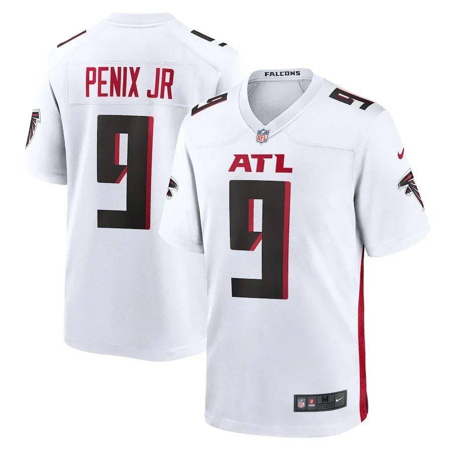 Falcons 25/26 Penix Jr #9 White NFL Game Jersey