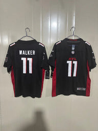 Falcons 25/26 Walker #11 Black Game Kids Jersey