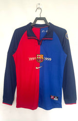 FC Barcelona 1899/99 Vintage Retro Centennial Home Long Sleeves Jersey - Concept Kits