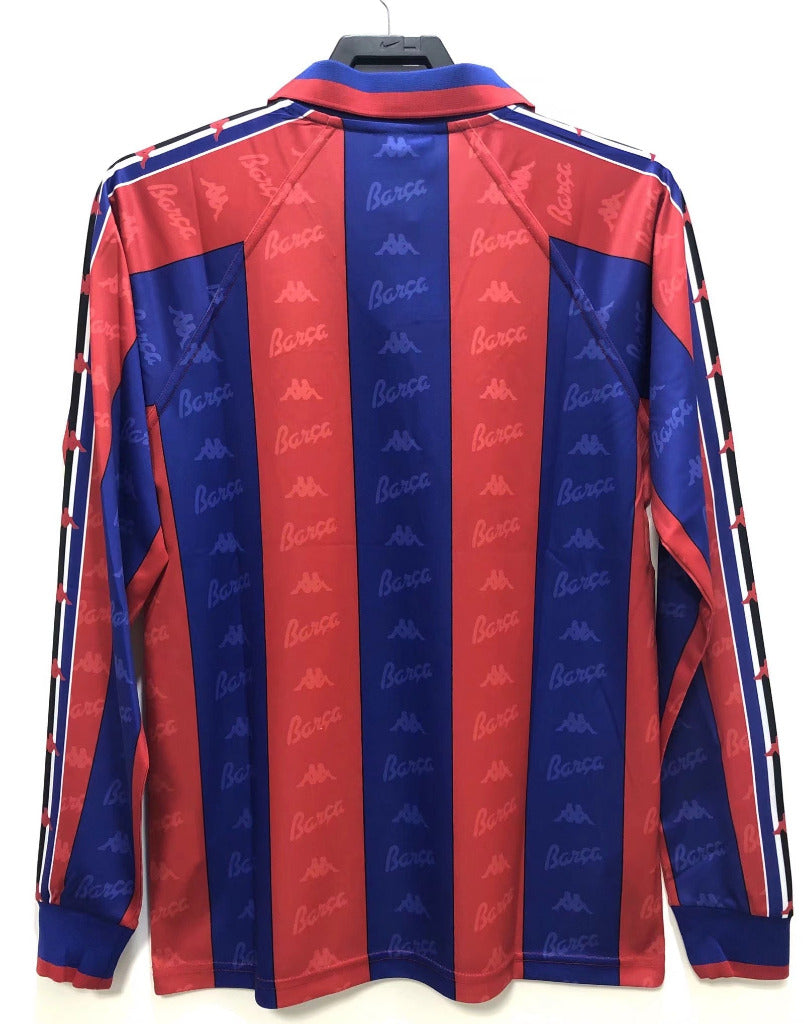 FC Barcelona 1996/97 Vintage Retro Home Long Sleeve Jersey - Concept Kits